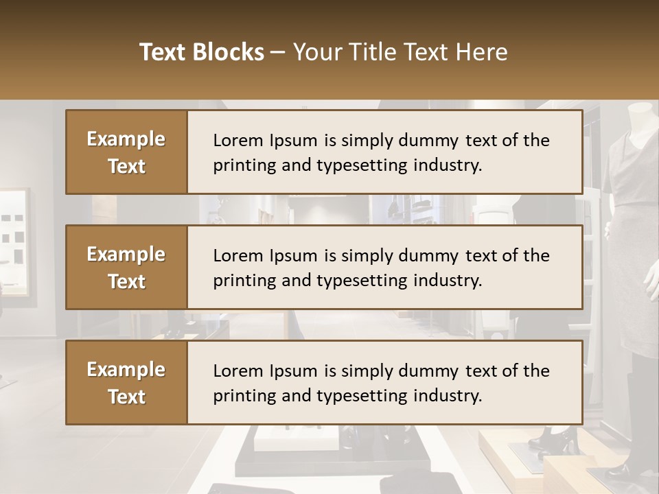 Clothing Boutique PowerPoint Template