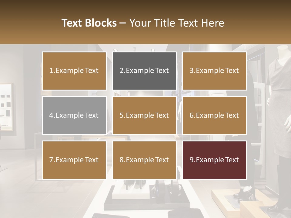 Clothing Boutique PowerPoint Template