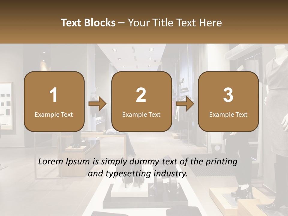 Clothing Boutique PowerPoint Template
