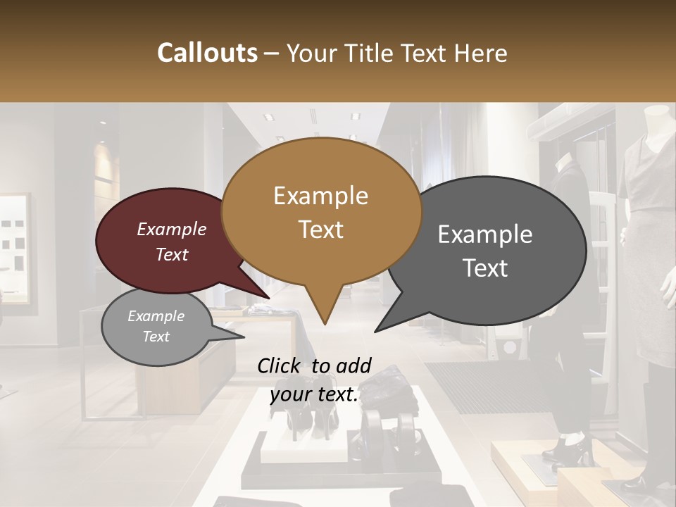 Clothing Boutique PowerPoint Template