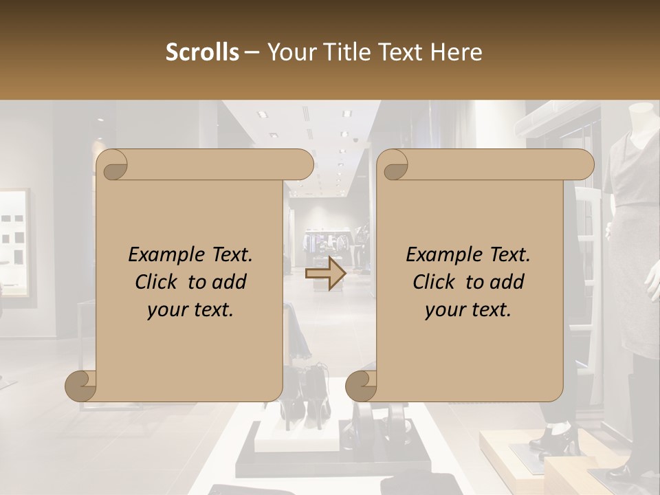 Clothing Boutique PowerPoint Template