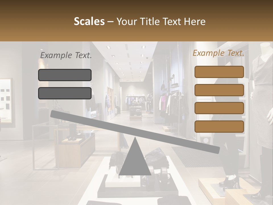 Clothing Boutique PowerPoint Template