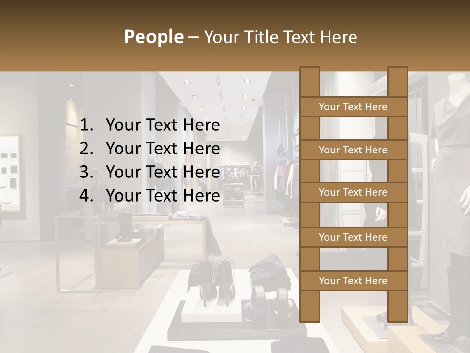 Clothing Boutique PowerPoint Template
