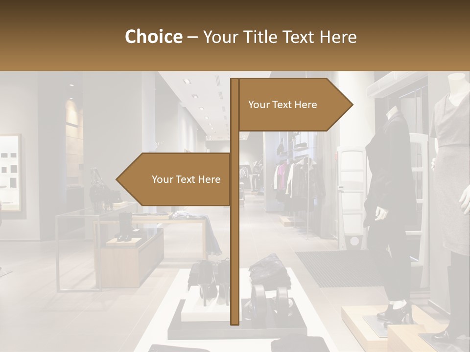 Clothing Boutique PowerPoint Template
