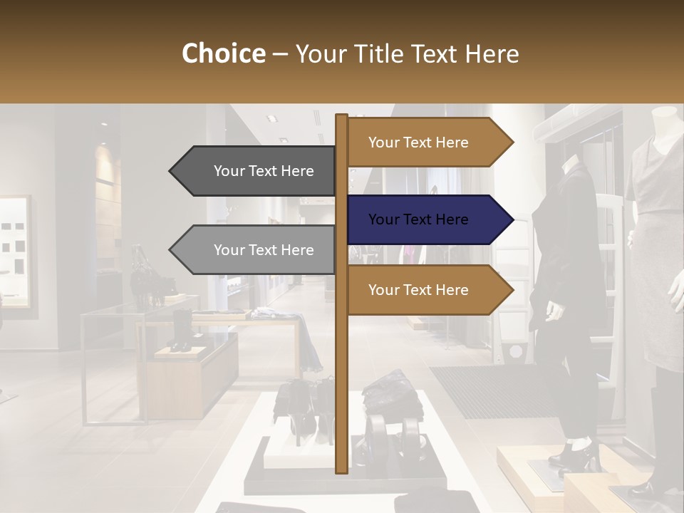 Clothing Boutique PowerPoint Template