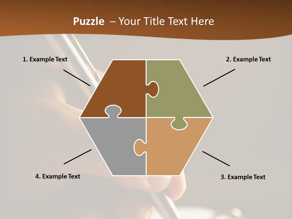Write Text With A Pen PowerPoint Template