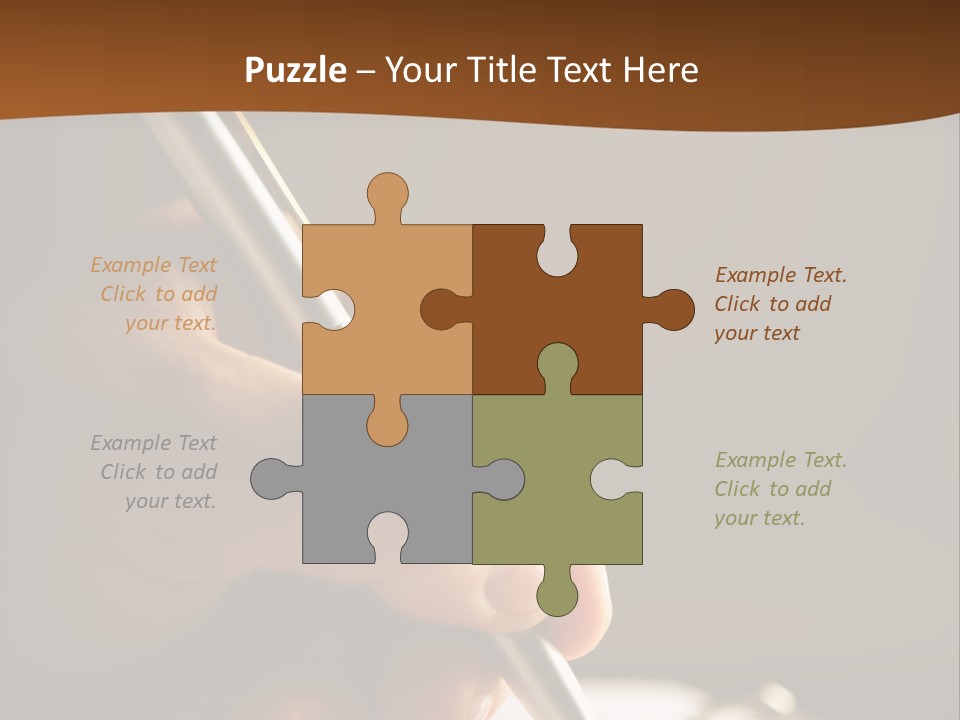 Write Text With A Pen PowerPoint Template