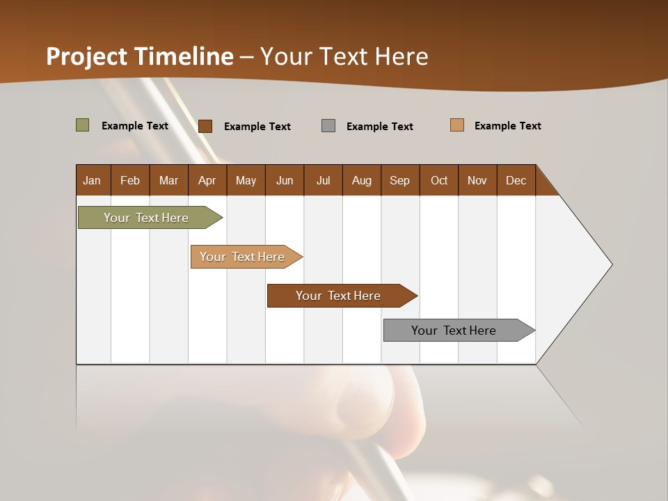 Write Text With A Pen PowerPoint Template