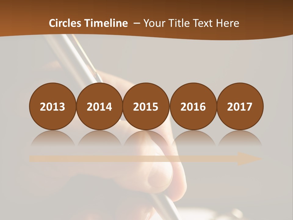 Write Text With A Pen PowerPoint Template