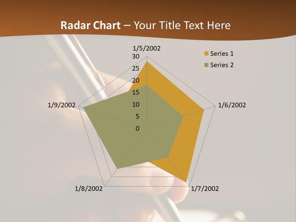 Write Text With A Pen PowerPoint Template