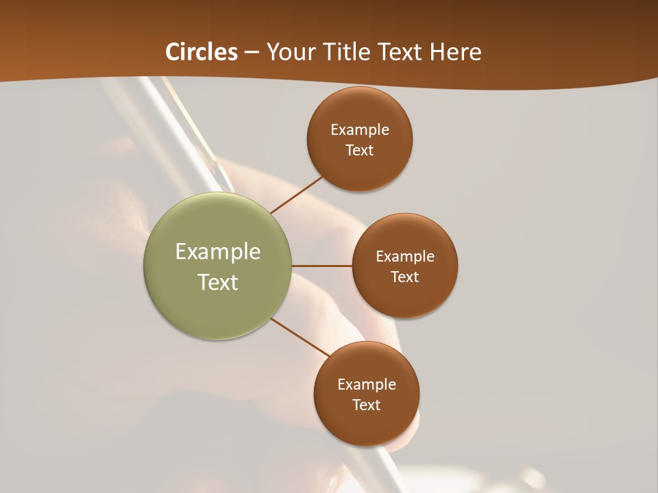 Write Text With A Pen PowerPoint Template