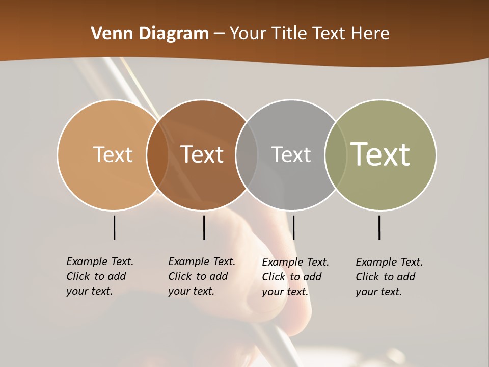 Write Text With A Pen PowerPoint Template