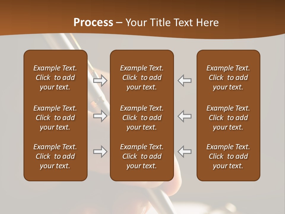 Write Text With A Pen PowerPoint Template