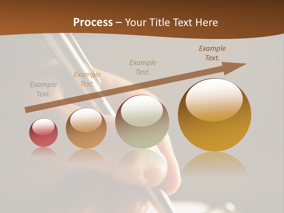 Write Text With A Pen PowerPoint Template