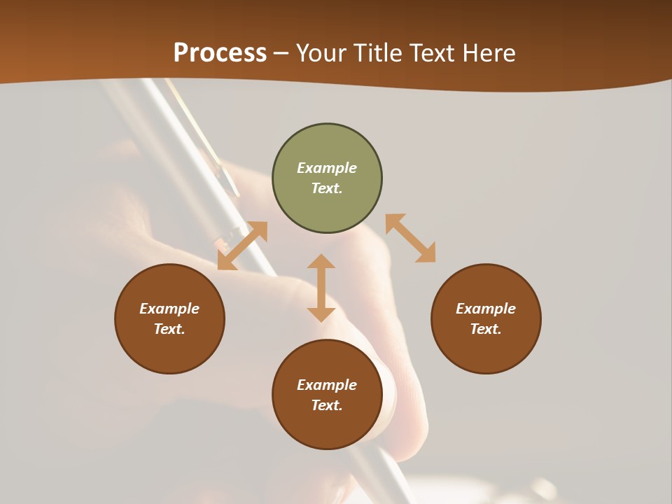 Write Text With A Pen PowerPoint Template