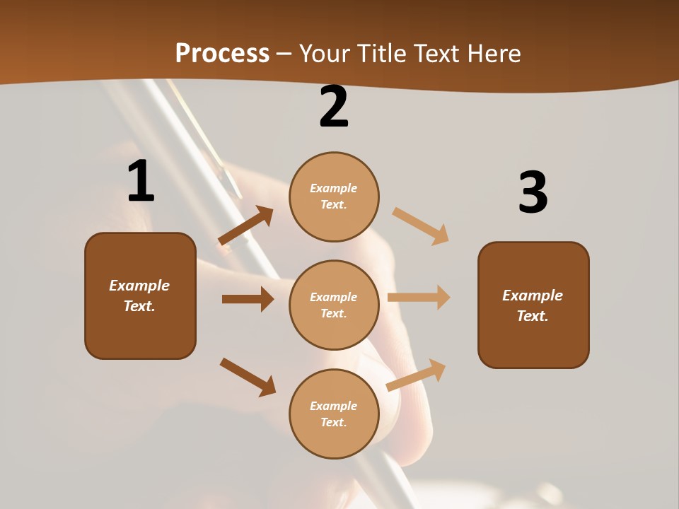 Write Text With A Pen PowerPoint Template