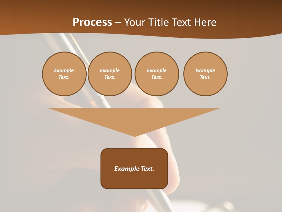 Write Text With A Pen PowerPoint Template