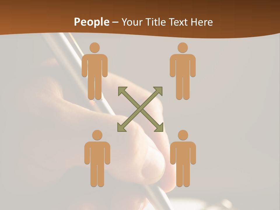 Write Text With A Pen PowerPoint Template