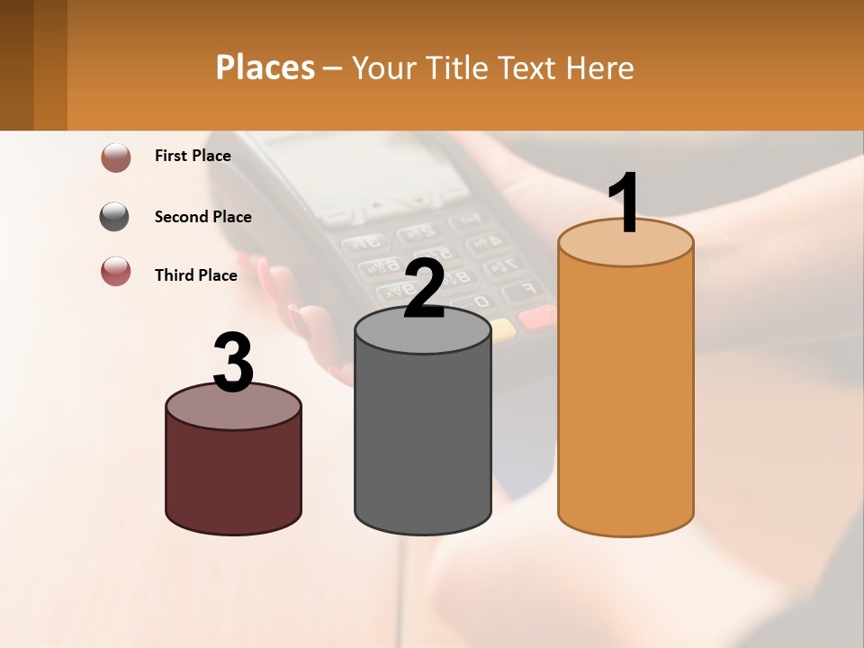 Terminal For Card Payment PowerPoint Template