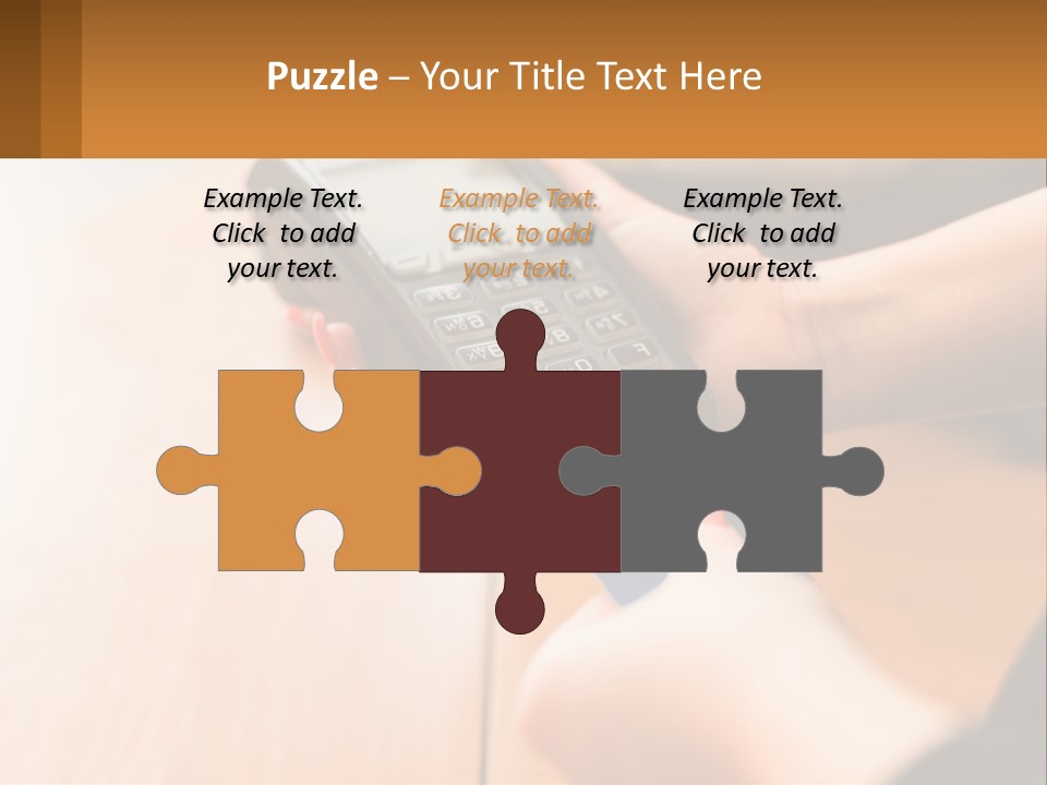 Terminal For Card Payment PowerPoint Template