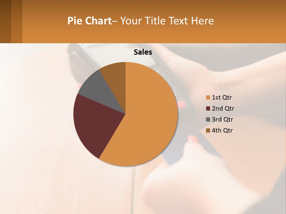 Terminal For Card Payment PowerPoint Template
