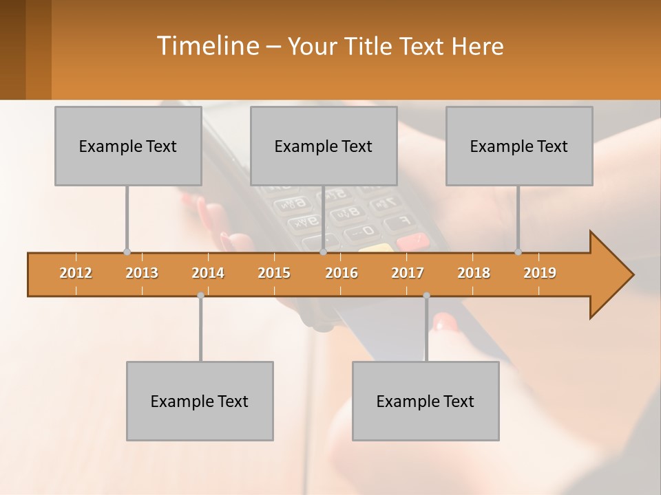 Terminal For Card Payment PowerPoint Template