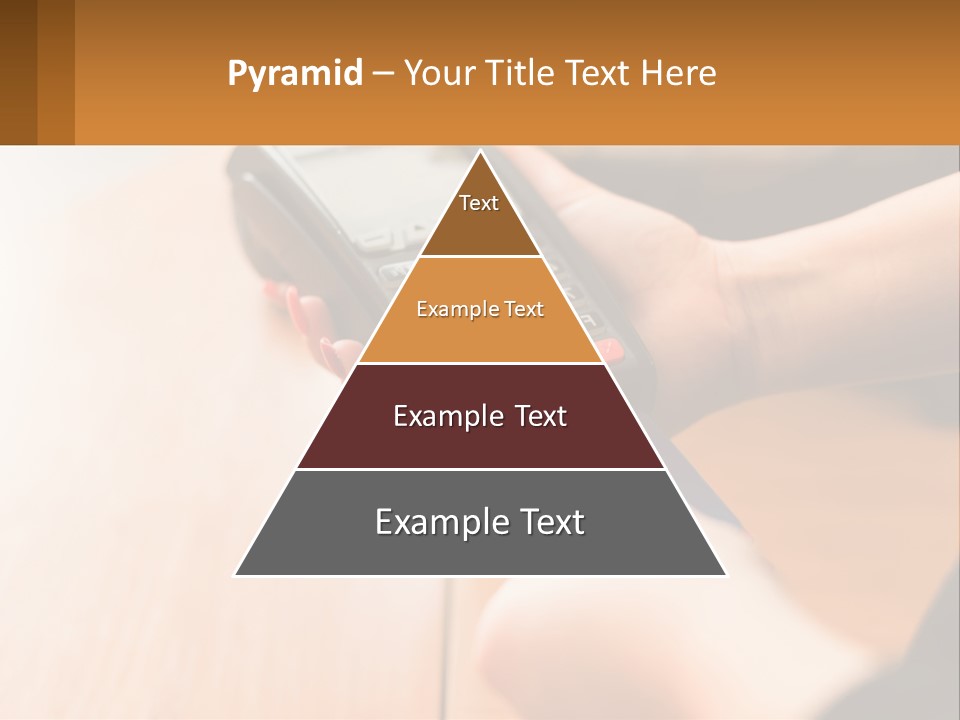 Terminal For Card Payment PowerPoint Template