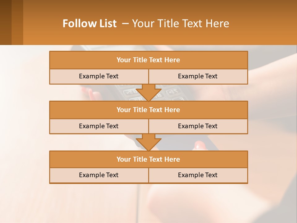 Terminal For Card Payment PowerPoint Template