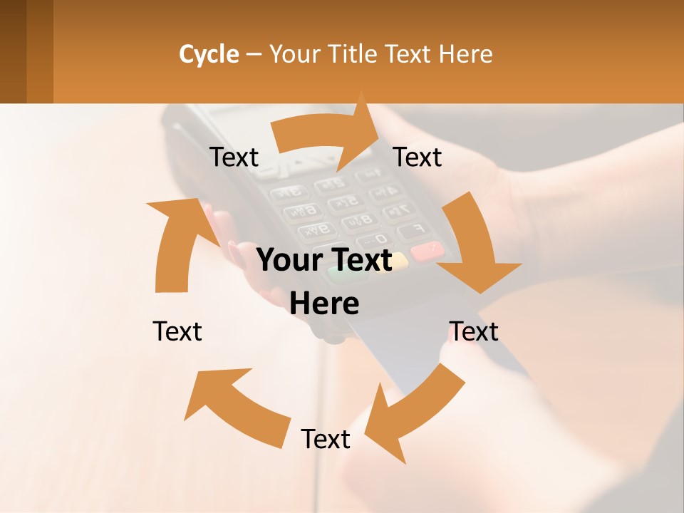 Terminal For Card Payment PowerPoint Template