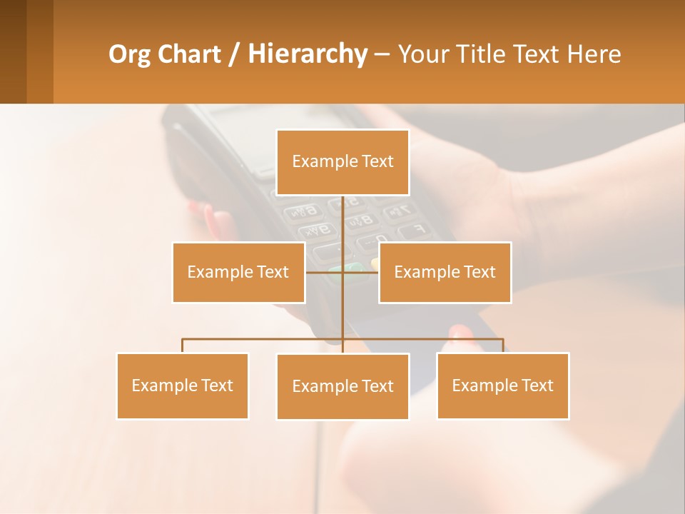 Terminal For Card Payment PowerPoint Template