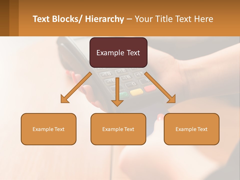 Terminal For Card Payment PowerPoint Template
