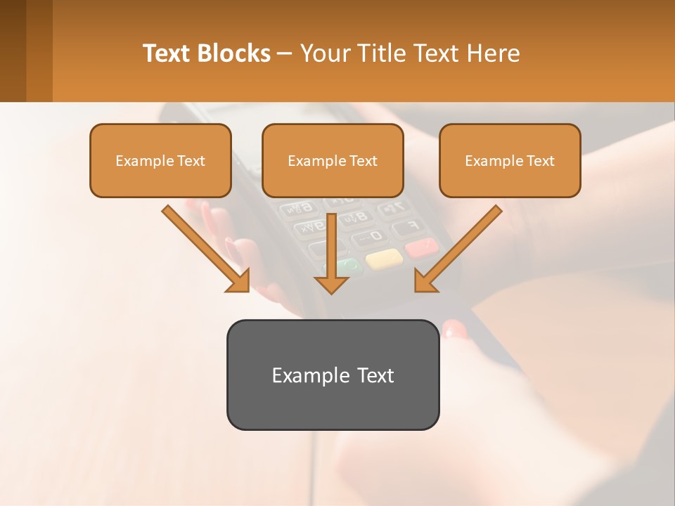 Terminal For Card Payment PowerPoint Template