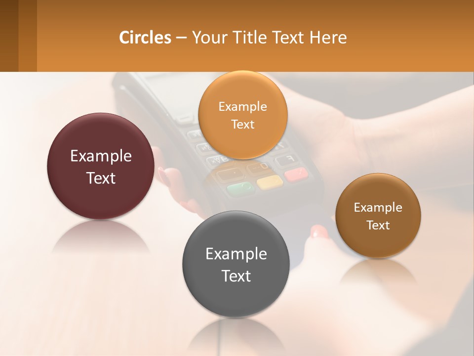 Terminal For Card Payment PowerPoint Template