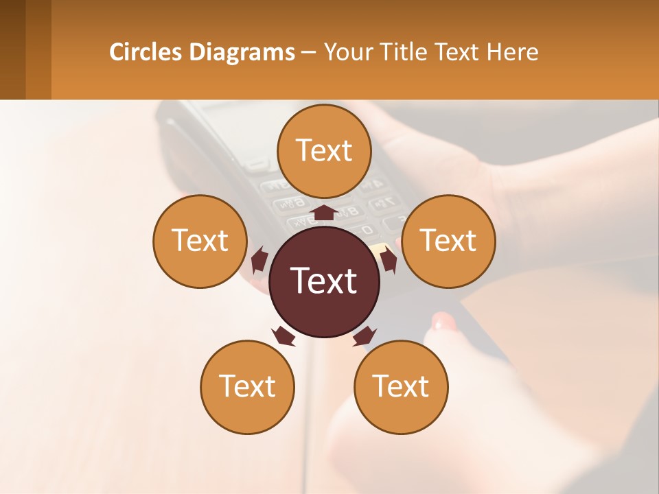 Terminal For Card Payment PowerPoint Template