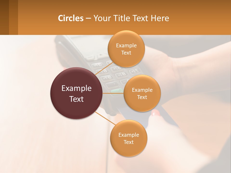 Terminal For Card Payment PowerPoint Template