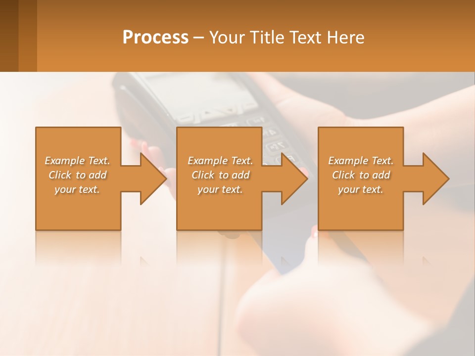Terminal For Card Payment PowerPoint Template