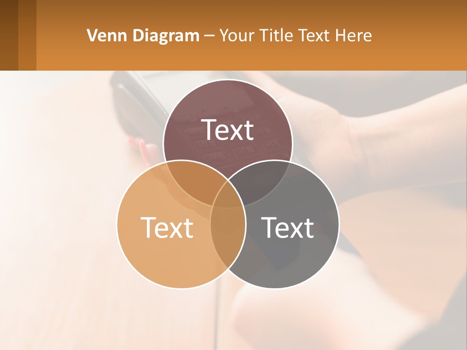 Terminal For Card Payment PowerPoint Template