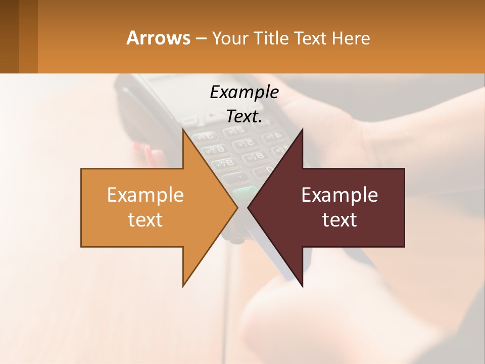 Terminal For Card Payment PowerPoint Template