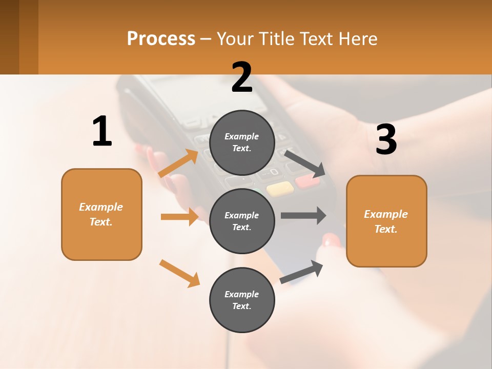 Terminal For Card Payment PowerPoint Template