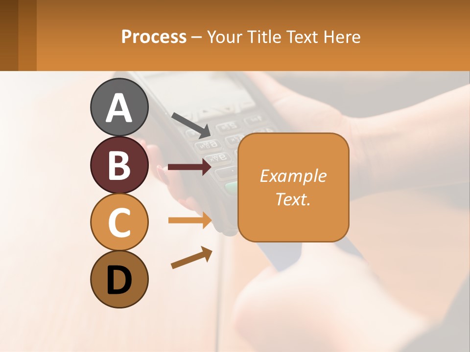 Terminal For Card Payment PowerPoint Template