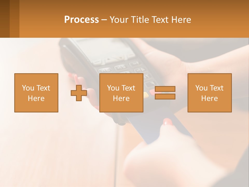 Terminal For Card Payment PowerPoint Template