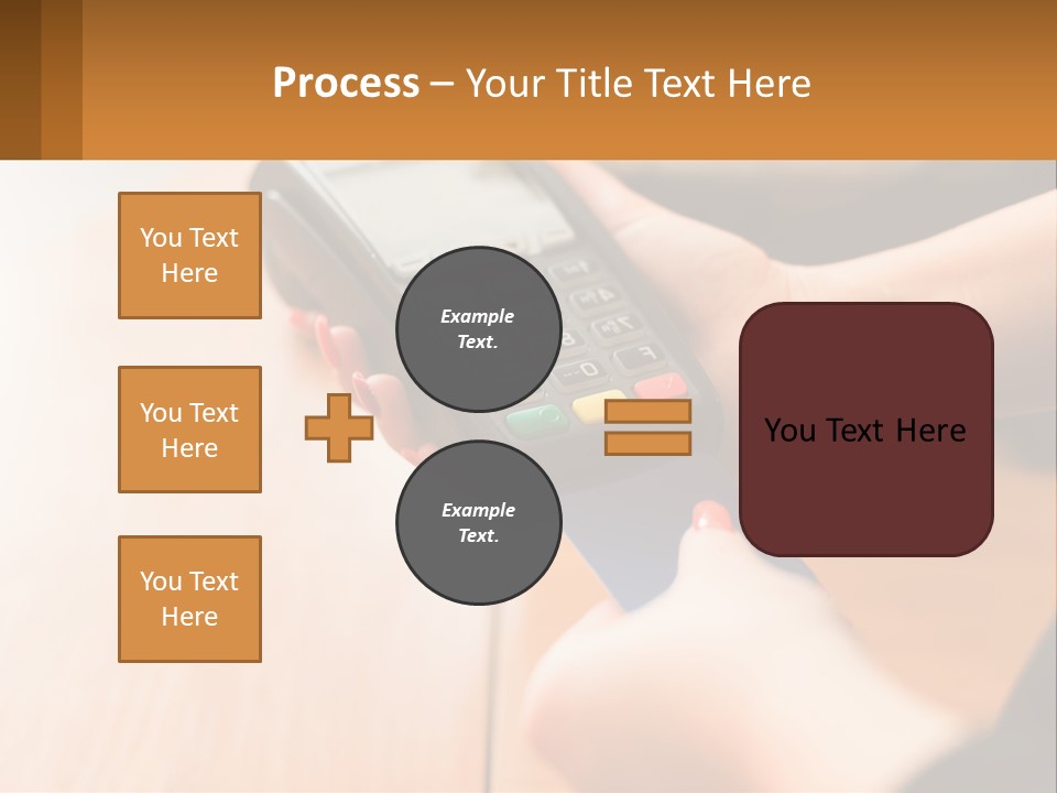 Terminal For Card Payment PowerPoint Template