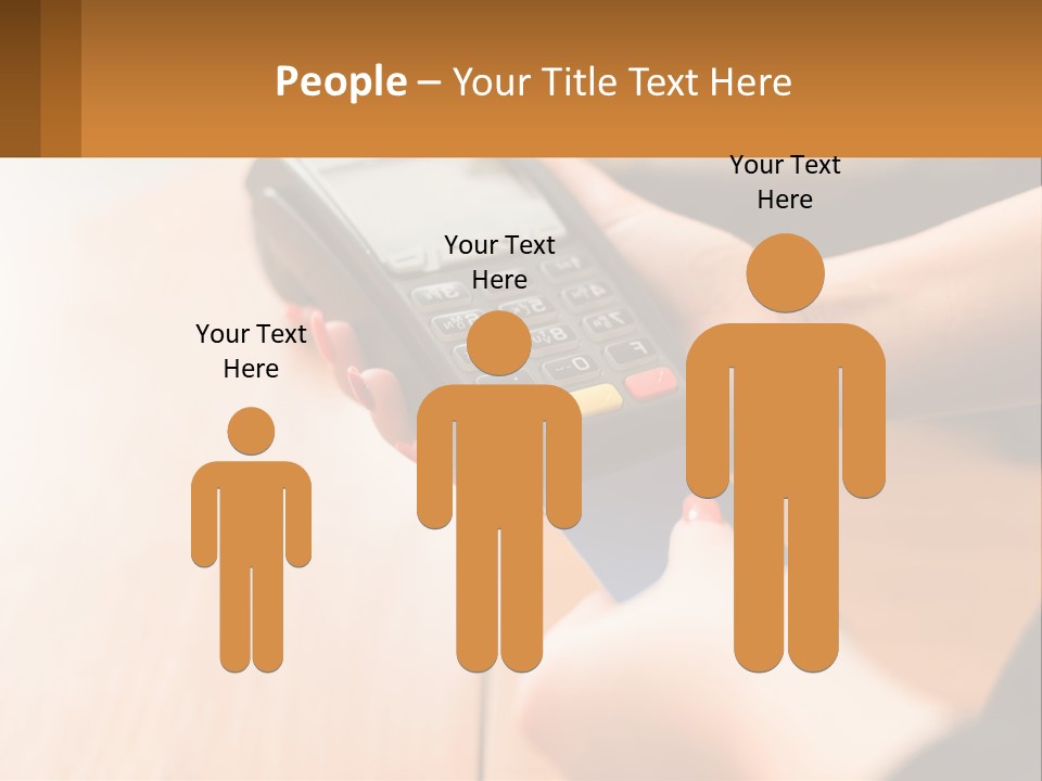 Terminal For Card Payment PowerPoint Template