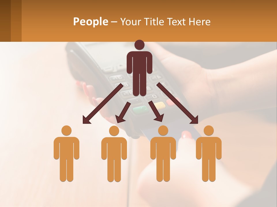 Terminal For Card Payment PowerPoint Template