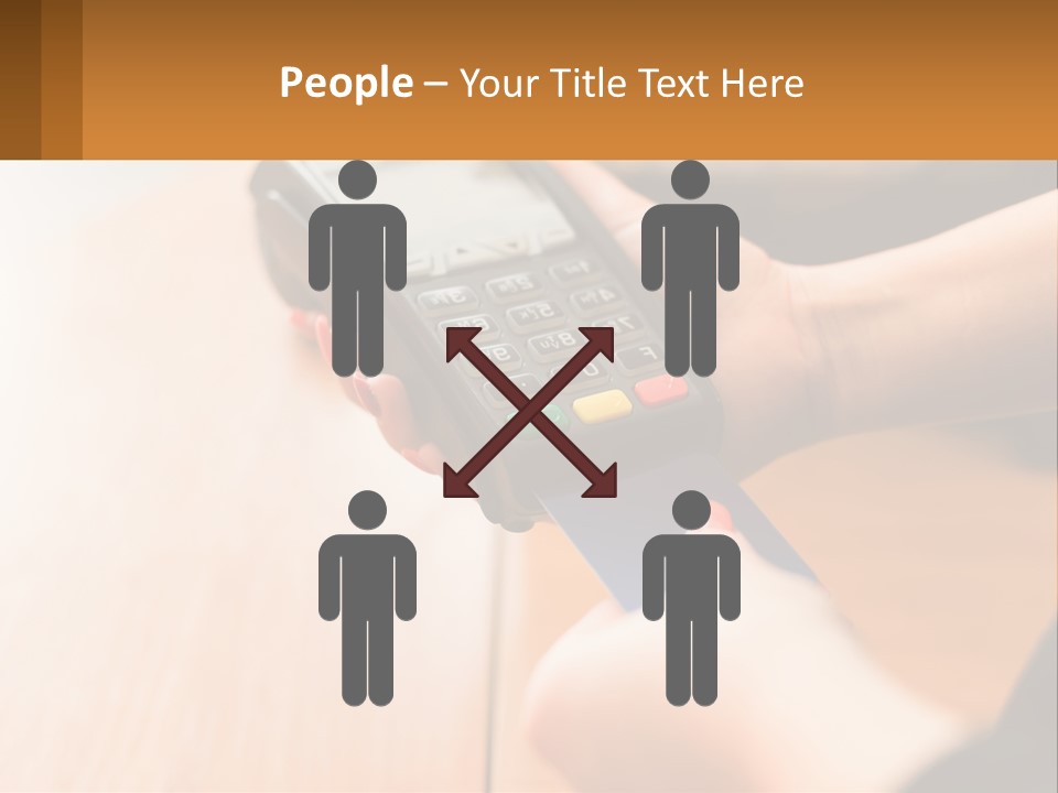 Terminal For Card Payment PowerPoint Template