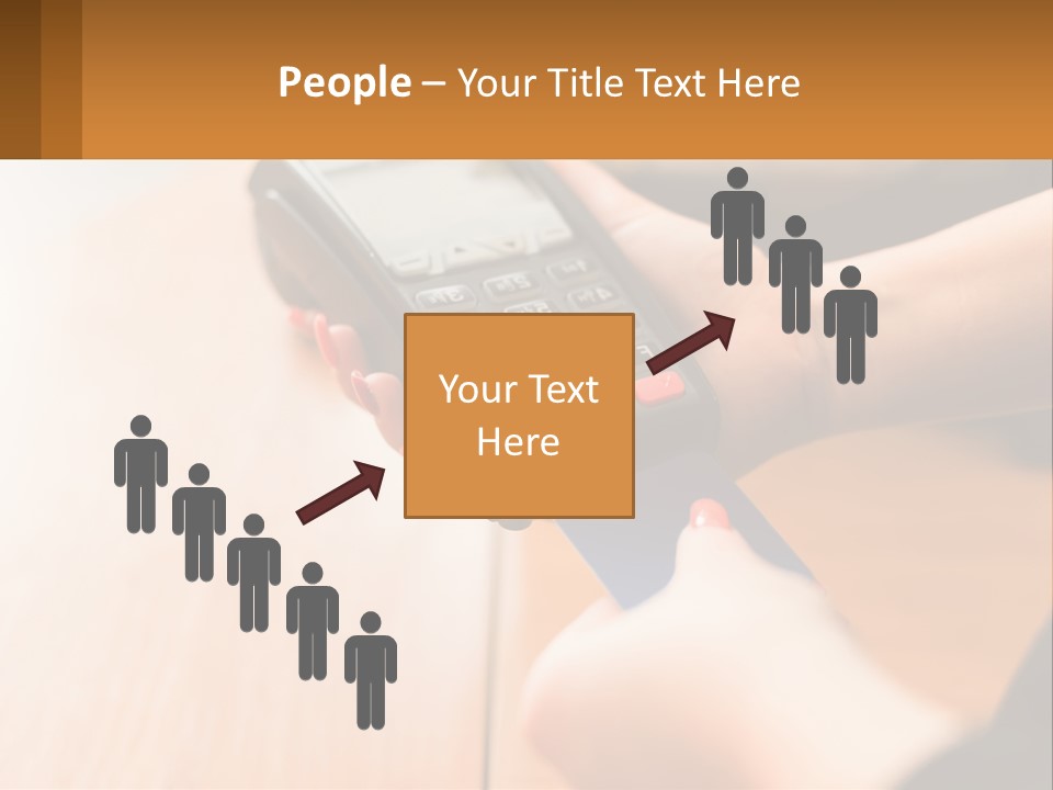 Terminal For Card Payment PowerPoint Template