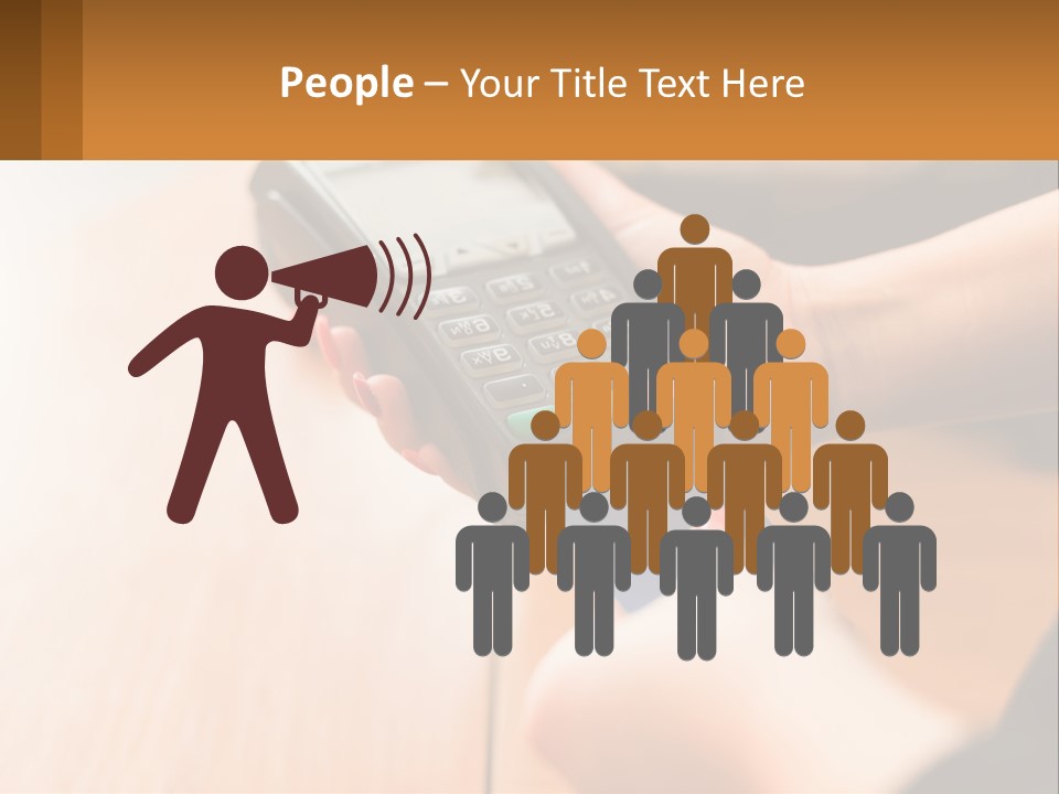 Terminal For Card Payment PowerPoint Template