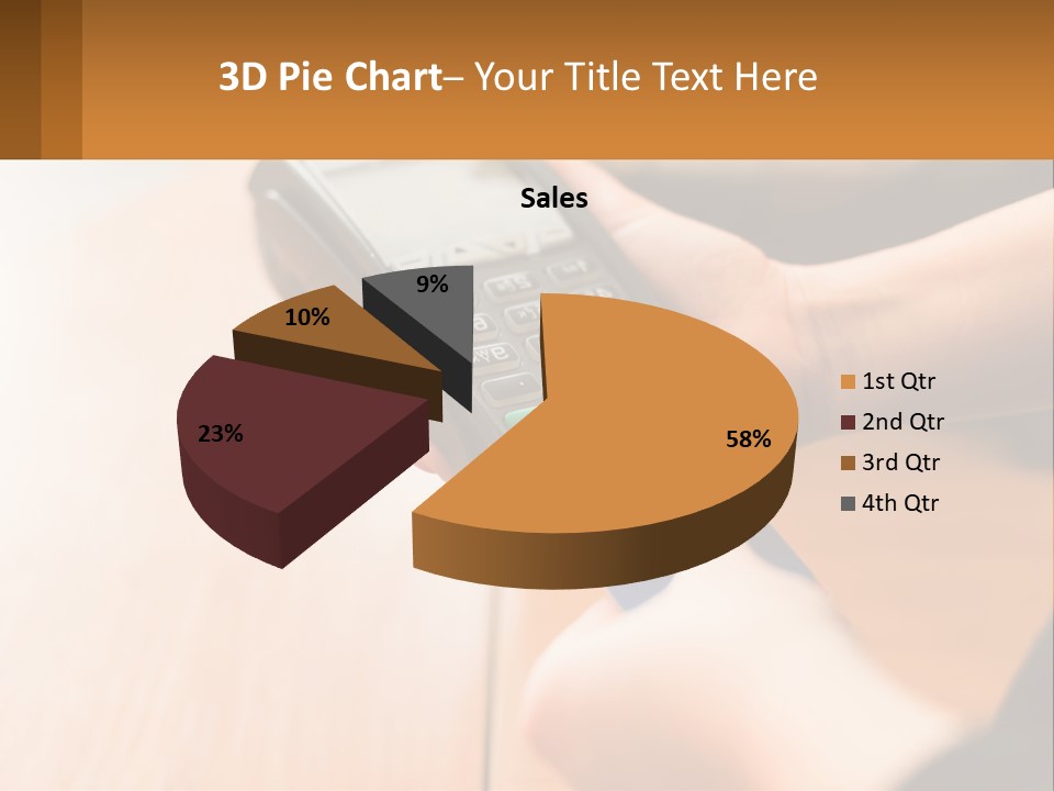 Terminal For Card Payment PowerPoint Template