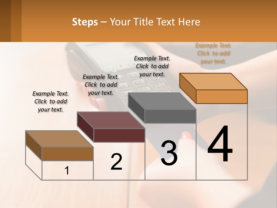 Terminal For Card Payment PowerPoint Template