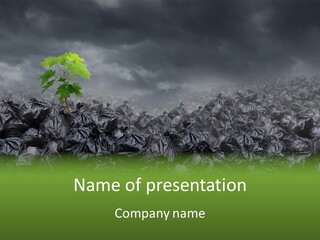 Garbage On The Planet PowerPoint Template